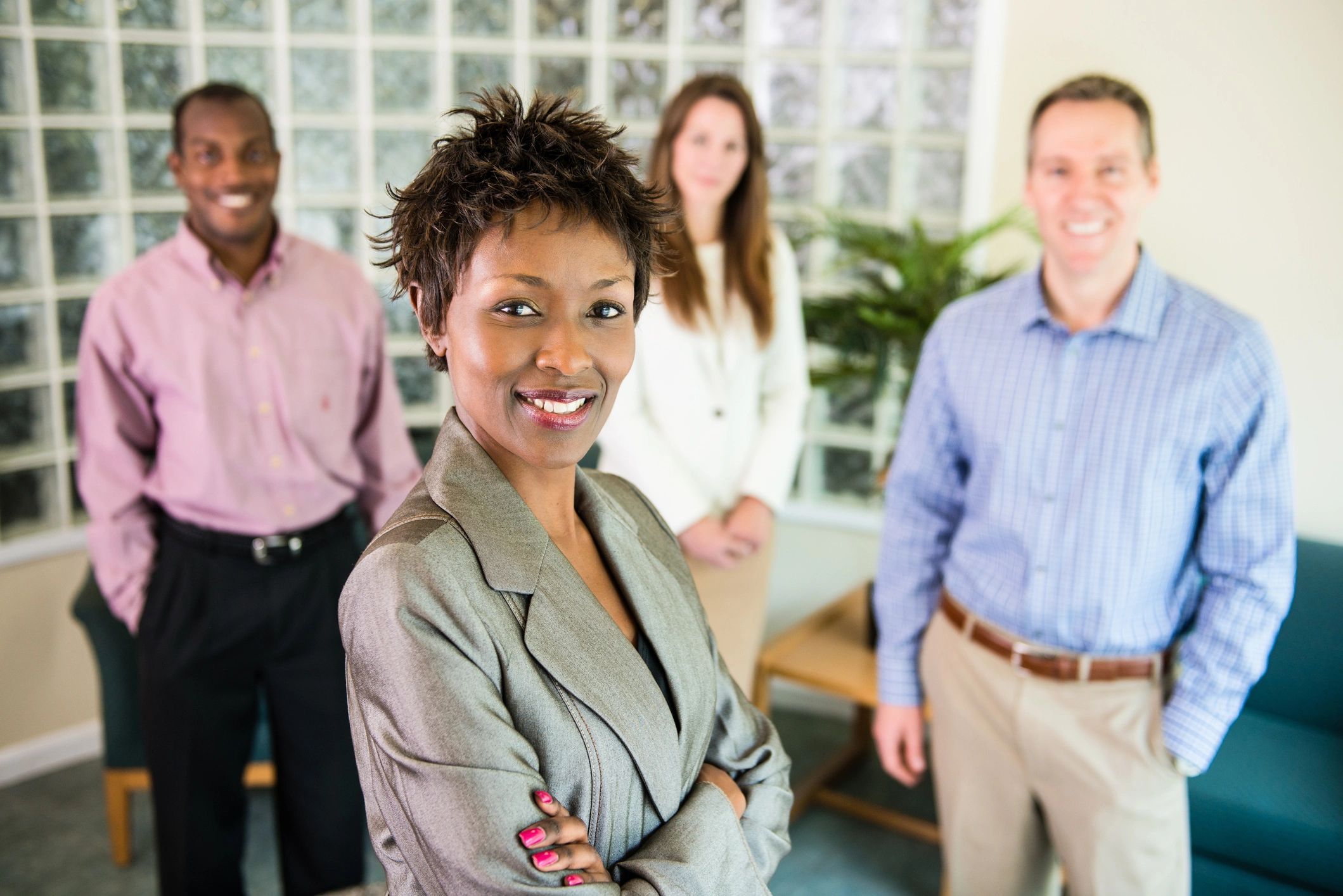 diverse real estate team professional headshots Florida