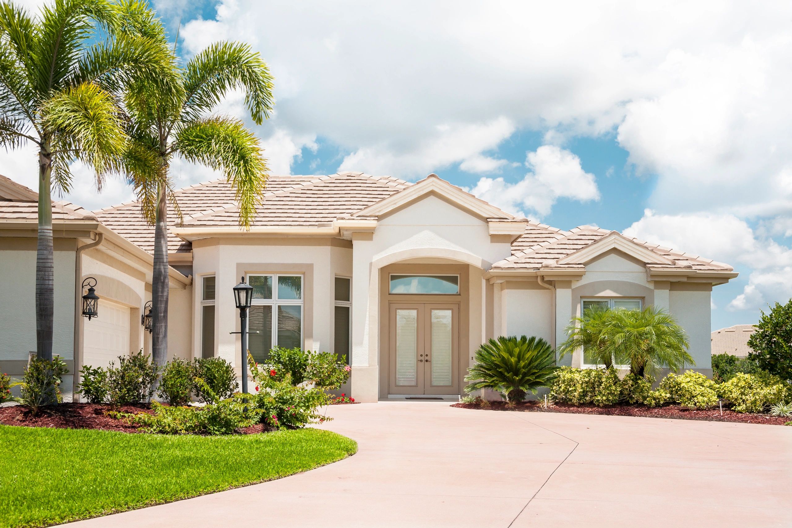 modern home exterior Florida