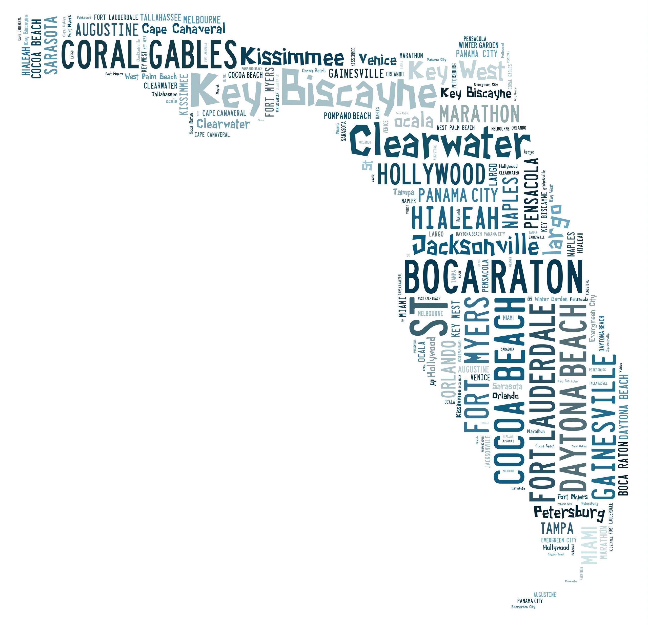 Broward County map Florida modern